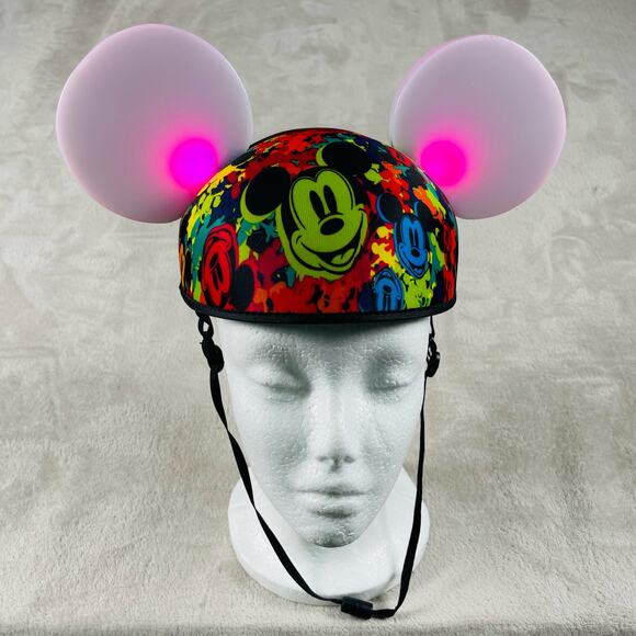 Mickey Ears Disney Parks World of Color Glow With The Show LED Authentic‎ TESTED - Picture 1 of 7